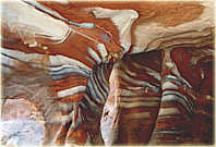 Die Farben des Sandsteins sind einfach nicht von dieser Welt