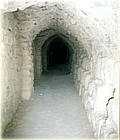 Die Gnge zu den Verliesen in der Burg 