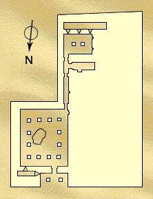 Lageplan der Grabanlage