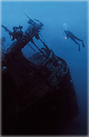 Am Wrack der Thistlegorm