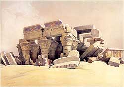 David Roberts - Der Tempel von Kom Ombo